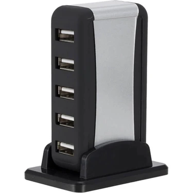 Wozlo 7 Port USB Çoklayıcı USB Hub Çoğaltıcı - Adaptörlü Pc