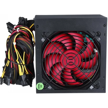 Platoon PL-9263 500W Power Supply 12CM Geniş Fan Güç