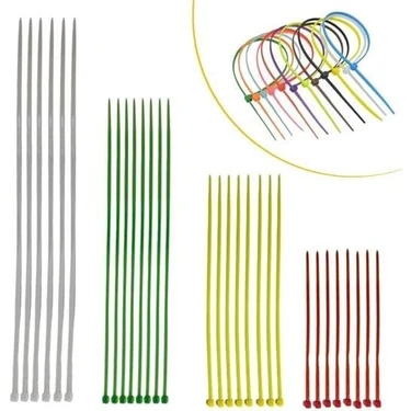 Easera Ticaret® 30 Parça Plastik Kablo Kelepçe Seti Kablo Düzenleyici Bağlama