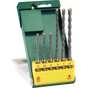 Bosch - Sds-Plus Kırıcı Delici Matkap Ucu Seti 6 Parça (5/5,5/6X110MM