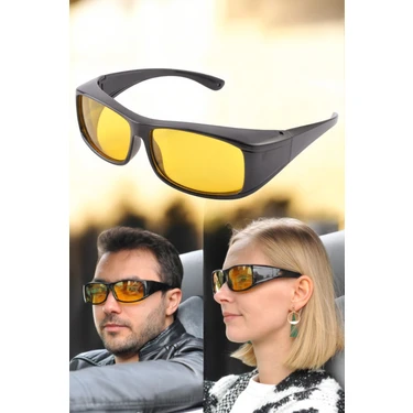 Transformacion Güvenli Gece Sürüş Görüş Gözlüğü Sis Far Işık Önleyici Anti-Fog Gözlük