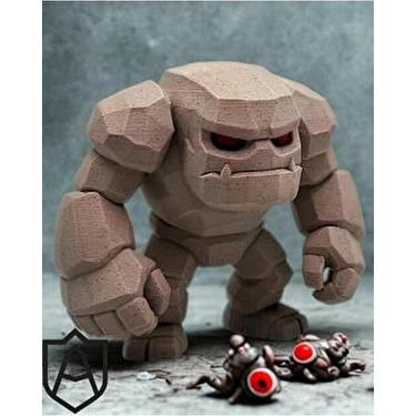 Avenzo Deluxe 3D Baskı Taş Golem Figür 10 Cm Koleksiyonluk Dekoratif Ürün Özellikleri