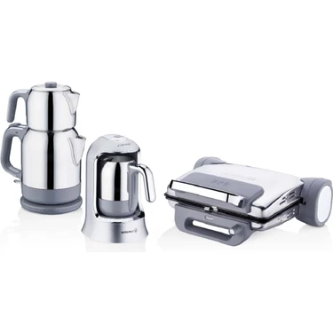 Korkmaz A1858 Inox 7 Parça Elektronik Çeyiz