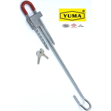 YUMA OTO EMNİYET KİLİDİ ( Pedal + Direksiyon Kilitleyici