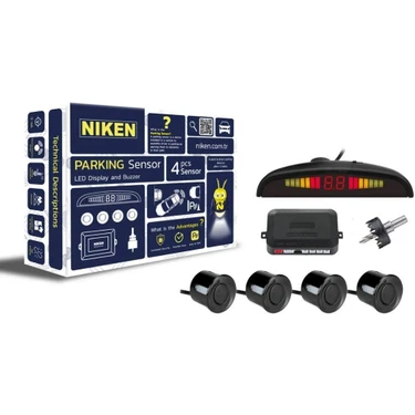 Niken LED Ekranlı ve Ses Ikazlı Park Sensörü
