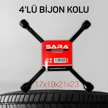 Sara 4 Lü Bijon Anahtarıbijon Kolu 17X19X21X23 Yerli