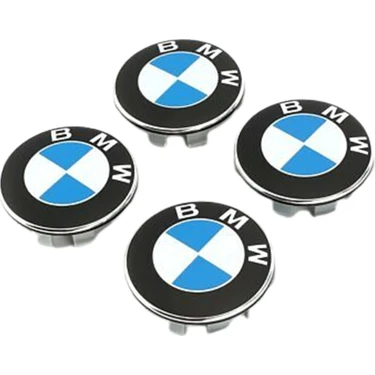 Blueoto  Bmw E36 E39 E46 E60 E90 F30 Jant Göbeği Kabartmalı Göbek Dış Çapı 6.8 mm (4'lü