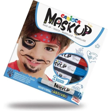 Carioca 43050 Yüz Boyası 3 Renk