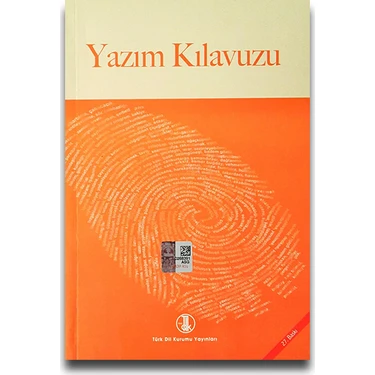 Türk Dil Kurumu Yayınları TDK Yazım (İmla)