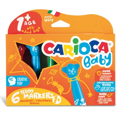 Carioca Teddy Jumbo Keçeli Boya Kalemi