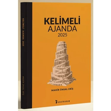 Kelimeli Ajanda 2025 - Mahir Ünsal Eriş 324 Sayfa Ciltsiz Hobi