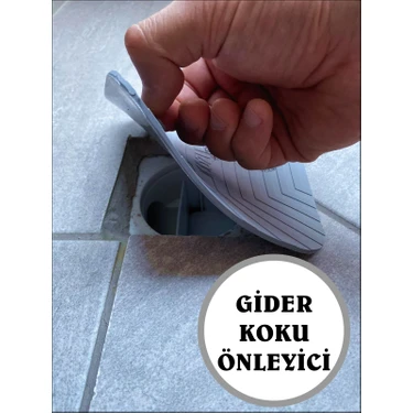 Cozley Gri Renk Kötü Koku Önleyici Silikon Mat Banyo Mutfak Lavabo Balkon Gider Tıpası