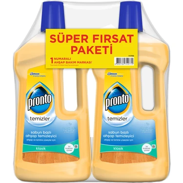 Pronto Ahşap Temizleyici Süper Fırsat Paketi 750 ml + 750 ml 2