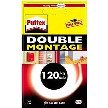 Pattex Çift Taraflı Bant Double Montage