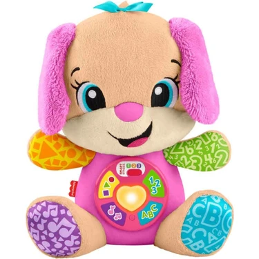 Fisher-Price Peluş Eğitici Köpekçiğin Kız Kardeşi 28 cm Renkli Polyester Kız Çocuk