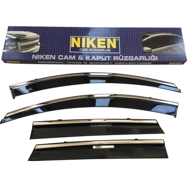 Niken Renault Megane 4 Sedan Kromlu Cam Rüzgarlığı 2016 - 2021 Niken
