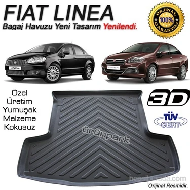 İmaj Fiat Linea Bagaj Havuzu Paspası Linea Bagaj