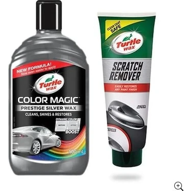 Turtle Wax Renkli Cila Gri ve Turtle Wax Çizik Giderici