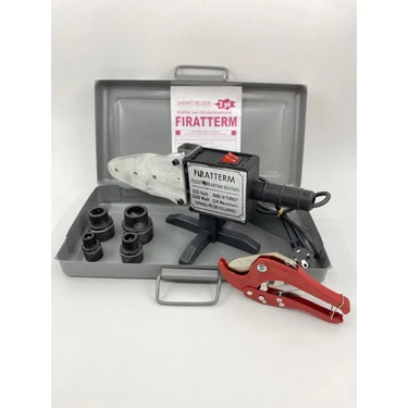 Fıratterm Pvc Plastik Boru Kaynak Makinası 2500W Çantalı - Set2