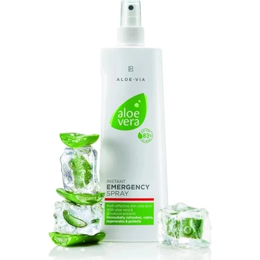 LR Aloe Vera Acil Durum Yardım Spreyi - Yatıştırıcı ve Nemlendirici Bitkisel Formül, 400 ml,