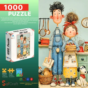 Soi Craft 1000 Parça Puzzle En Tatlı Tarif