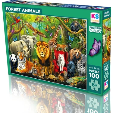 Ks Games Forest Animals 100 Parça