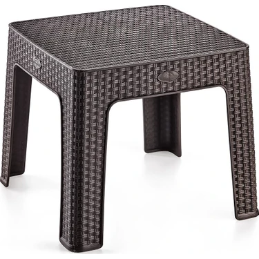 Holiday Monoblok Rattan Sehpa | Bahçe & Balkon & Şezlong
