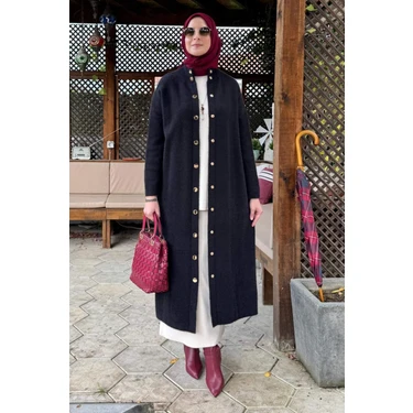Rabia Şamlı Yakut Angora Triko Kap