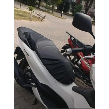 Misda Store Caro (354) Motosiklet Deri Sele Kılıfı Örtüsü Brandası Çelik Motor Cup 110 ile