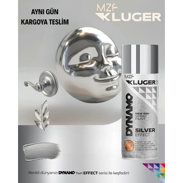 Mzf Kluger Sprey Boya Gümüş Krom