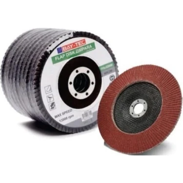 Bay-Tec MK0220 10 Lu Flap Disk Zımpara   115 X 22mm Metal Ahşap