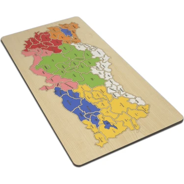 Capella Wood Works Türkiye Haritası Puzzle