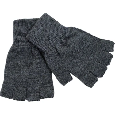 Axe Sportswear Unisex Çocuk Parmaksız Kesik Yarım Parmak Kışlık Örme Triko Eldiven 9 - 15