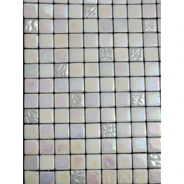 Atölye Öğretmenim Cam Mozaik Özel Üretim 30x30 cm Parlak Cam Yapı ile Şık