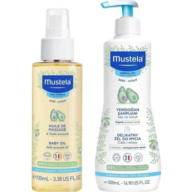 Mustela Bebek Masaj Yağı 100 ml - Gentle Gel 500