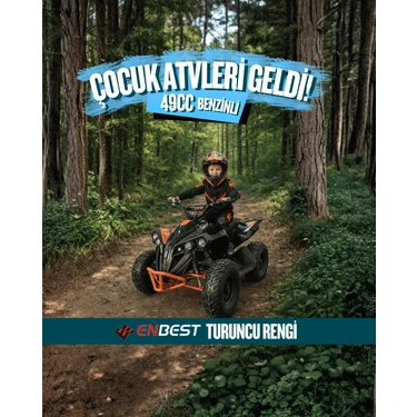 Enbest 49 cc Benzinli Çocuk Atv 4-12 Yaş -