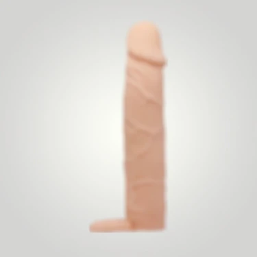 xShopum 6 cm Dolgulu Realistik Uzatmalı Penis