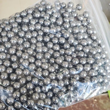 Aksh 500 Adet 8mm Çelik Bilye Sapan Mermisi Çok Amaçlı Tane Demir Misket Rulman Bilya 8