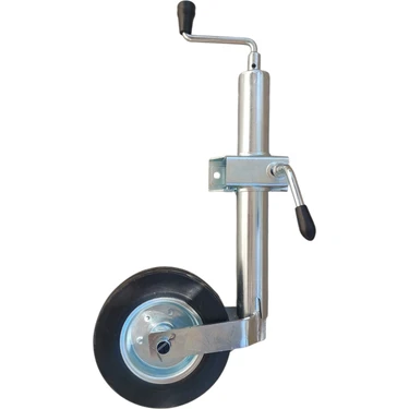 Kelepçeli 48 mm Karavan/römork Destek Tekerleği (Boru Karavan Krikosu) | 150 kg | Özyer