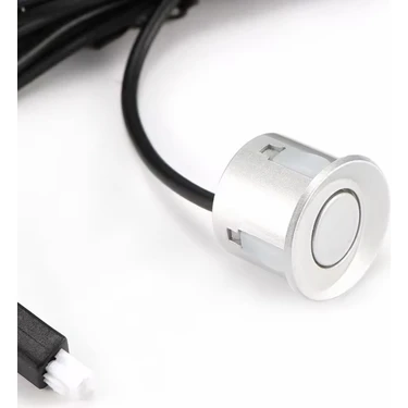 Park Sensörü Gözü Tekli 22 mm Yedek Lens Göz Gümüş Gri 1