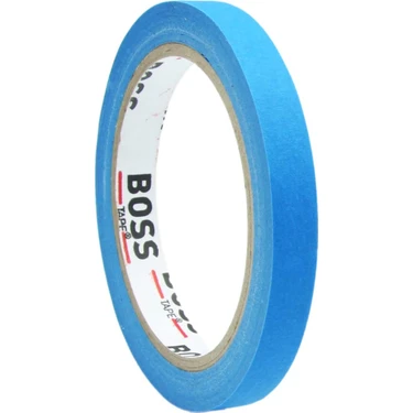 Boss Tape Mavi Renkli Maskeleme Boya Bandı Kağıt