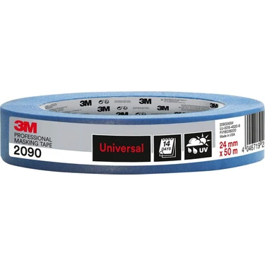 3M 2090 Mavi Kağıt Maskeleme Bandı
