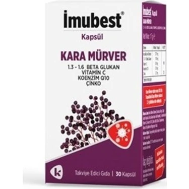 İmubest Beta Glukan Kara Mürver 30