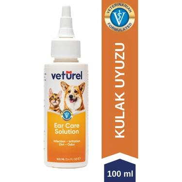 Kulak Bakım Solüsyonu 100ml Kedi Kulak Temizleme Koku Önleyici Kir Köpek Kulak