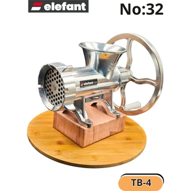Tb-4 Elefant Manuel Et Kıyma Makinesi Aluminium