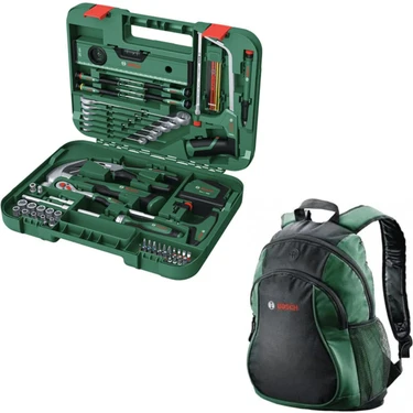 Bosch Advanced El Aleti Seti V2 64 Parça - 1600A02ZB3 + Bosch Sırt