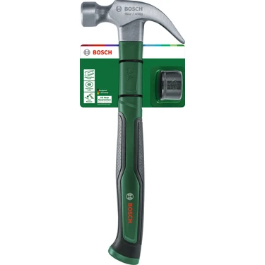 Bosch Çengel Çekiç 450 gr / 16 oz + yumuşak