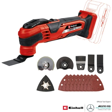 Einhell Akülü Raspalama VARRITO Power X-Change (Li-Ion, 18V, 11000-20000 dak.-1, hızlı hareket