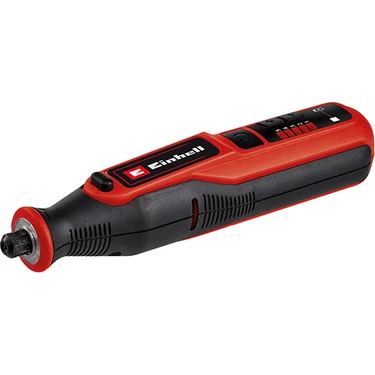 Einhell Akülü Gravür Seti TE-MT 7,2 Li (Lityum-iyon, 7,2 V akü, hız kontrolü, kilitleme düğmesi,