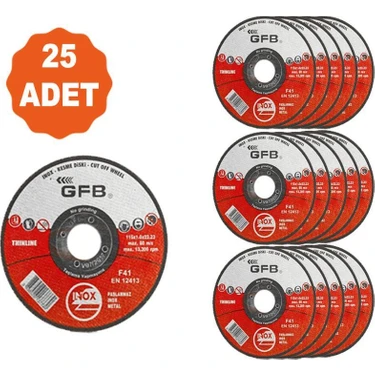Gfb Inox Kesici Taş 115X1,0X22,23 25
